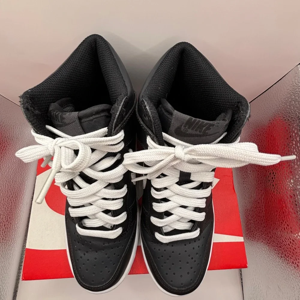 Nike Dunk High GS Black White Panda Sneakers DB2179-103 Kids Size 4.5Y